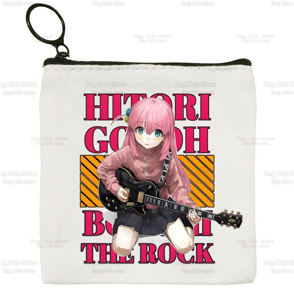 ¡BOCCHI THE ROCK! Monedero Hitori Gotoh Ijichi Nijika, Mini billetera, bolsa de cambio, Bocchie The Rock, bolsa de tarjeta de almacenamiento de llaves