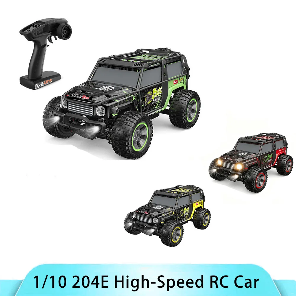 

204E 1/10 Scale Remote Control Four-Wheel Drive 2.4G Brushless 50-60KM/H High Speed 4CH All-terrain RC Car