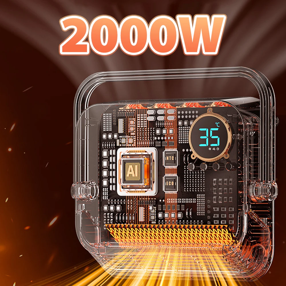 

2000W Bathroom Ptc Heater Hot Air Fan PTC Heating Towel Hanger Mounted Electric heater Electric Stove