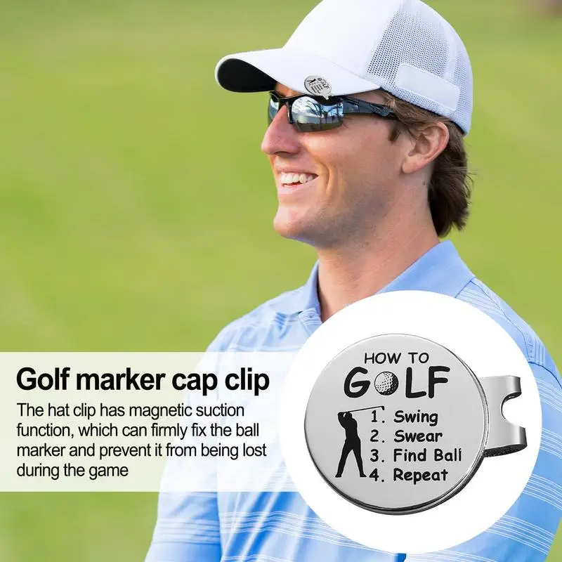 Magnetic Golf Ball Marker Hat Clip Magnetic Ball Markers Hat Clips Sets Ball Markers Hat Clips Sets Golf Ball Marker Gloves