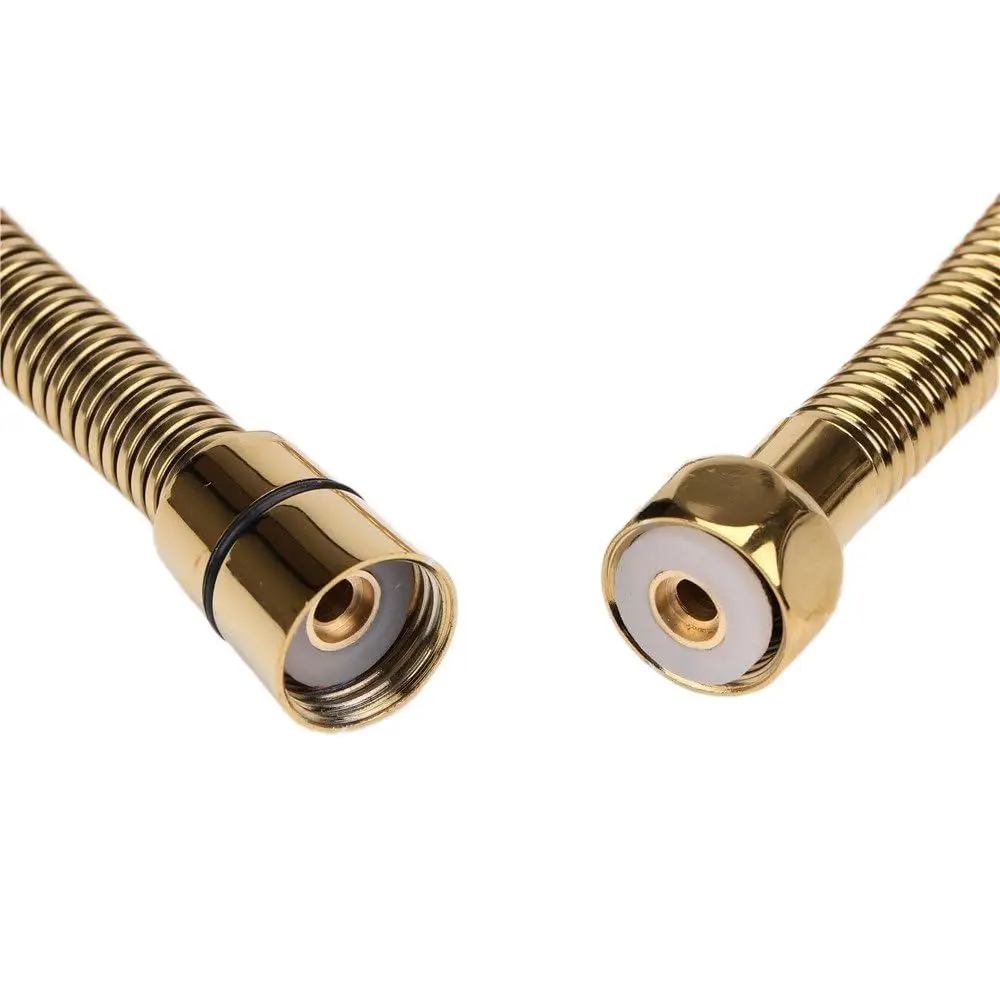 1.5/2m Replacement Shower Hose Anti-twist Stainless Steel Shower Head Extension Tube Titanium Gold High Pressure