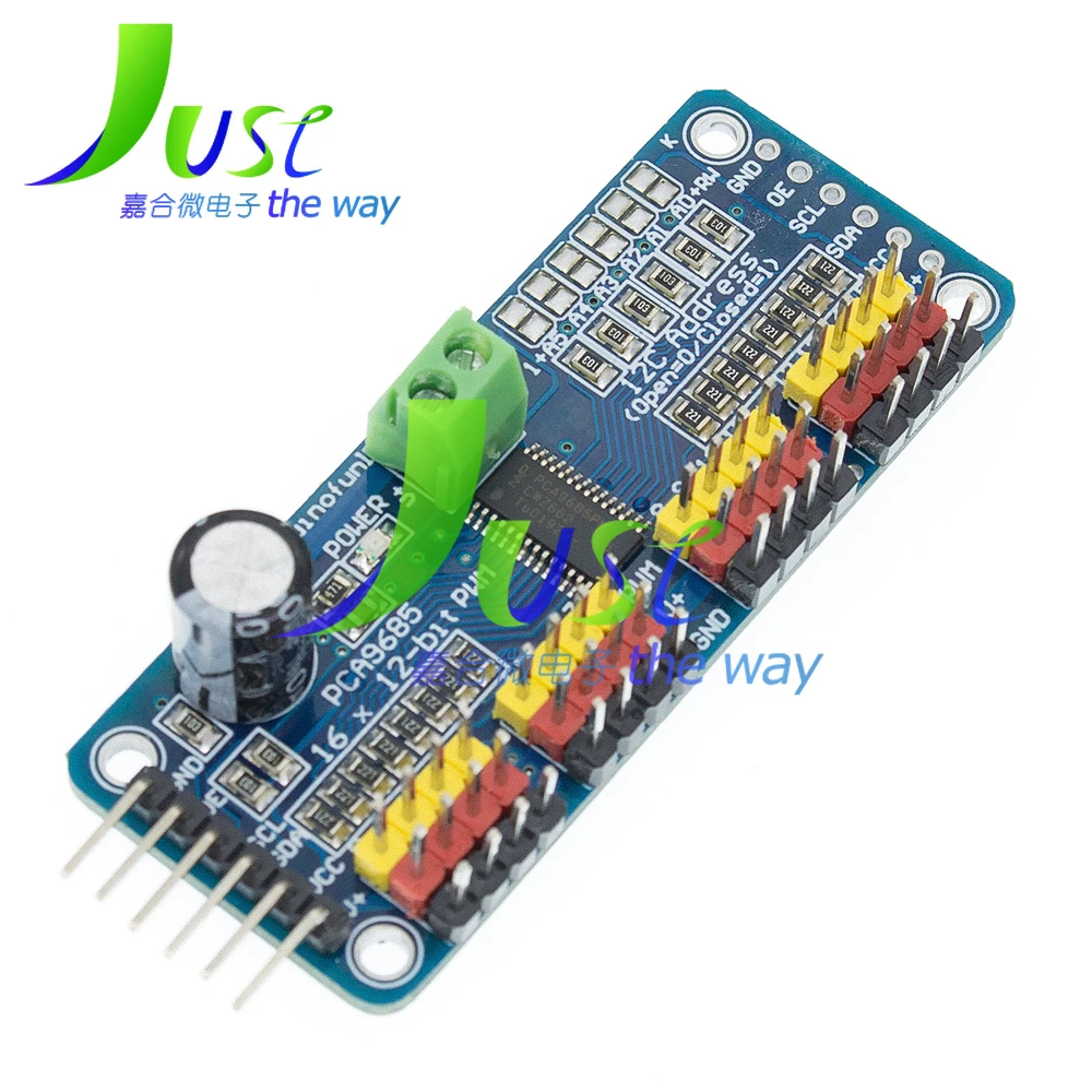 1pcs PCA9685 16 Channel 12-bit PWM Servo motor Driver I2C Module Robot