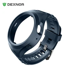Dexnor Sports Band For Samsung Galaxy Watch Active 2 44mm Adjustable Strap uni-body design Rugged Grade Shockproof Case