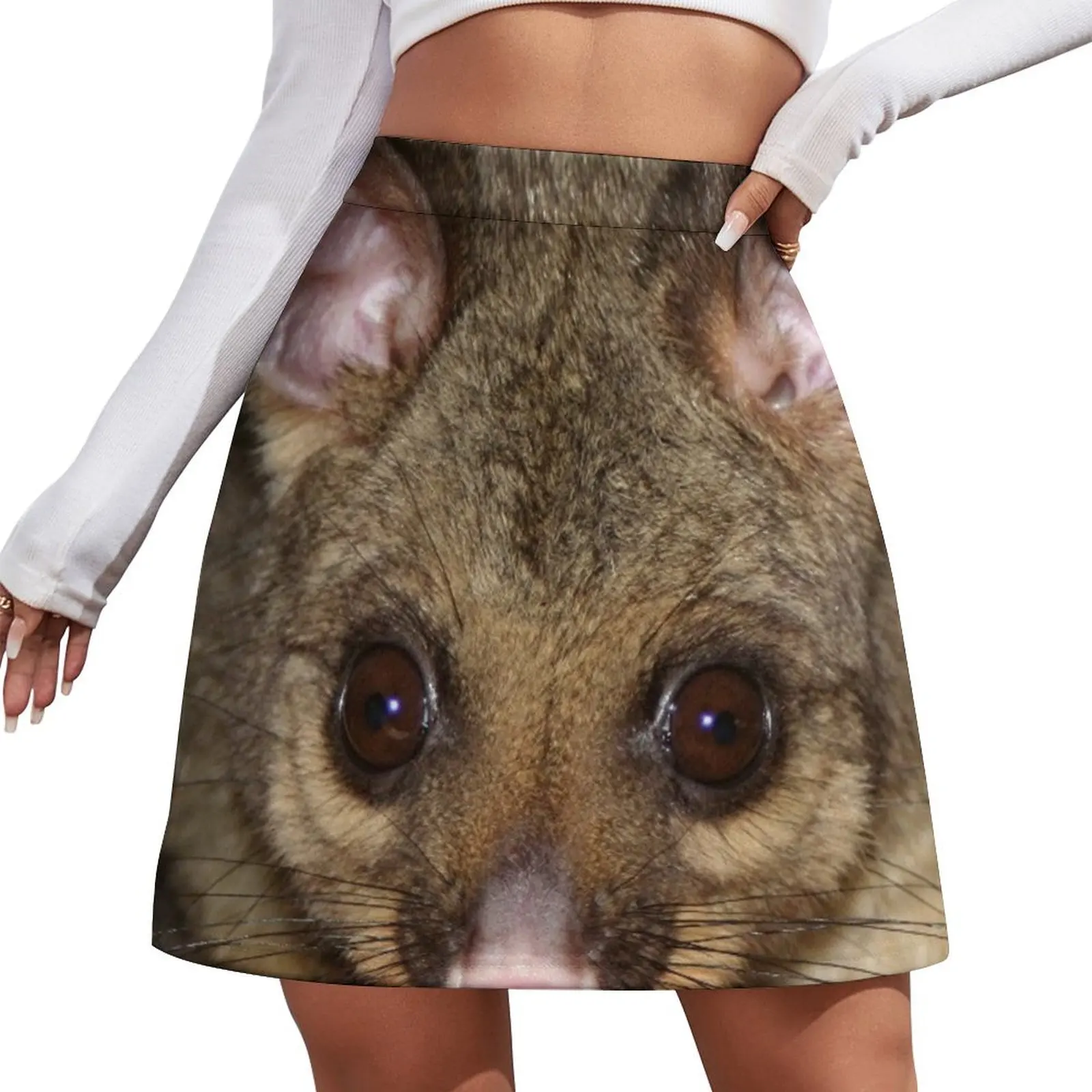 

Cute Australian Possum with big eyes Mini Skirt Skirt for girls School skirt Korean skirts
