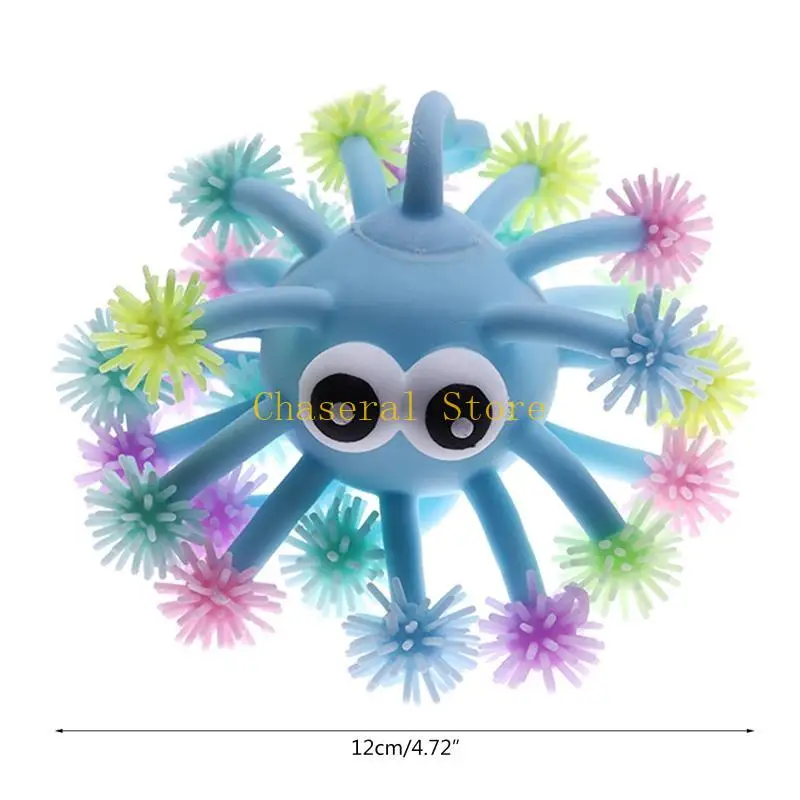E7CE Alívio do estresse alívio luminoso espremer os olhos protuberante Ehog Hedgehog Toy Party Favor Favor