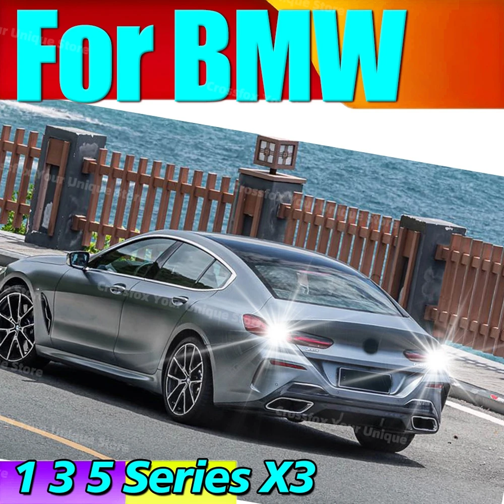 

2Pcs LED Reverse Light Backup Lamp T15 W16W For BMW E90 F10 E87 E60 F11 E61 F25 X3 E83 E92 1 3 5 Series Touring Auto Bulbs 6000K