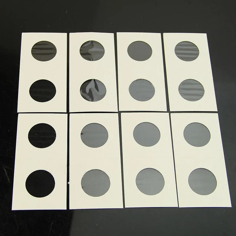 50Pcs Cardboard Coin Flips Holders Sleeves for Coins Pennies Stamp Album Collection Supplies