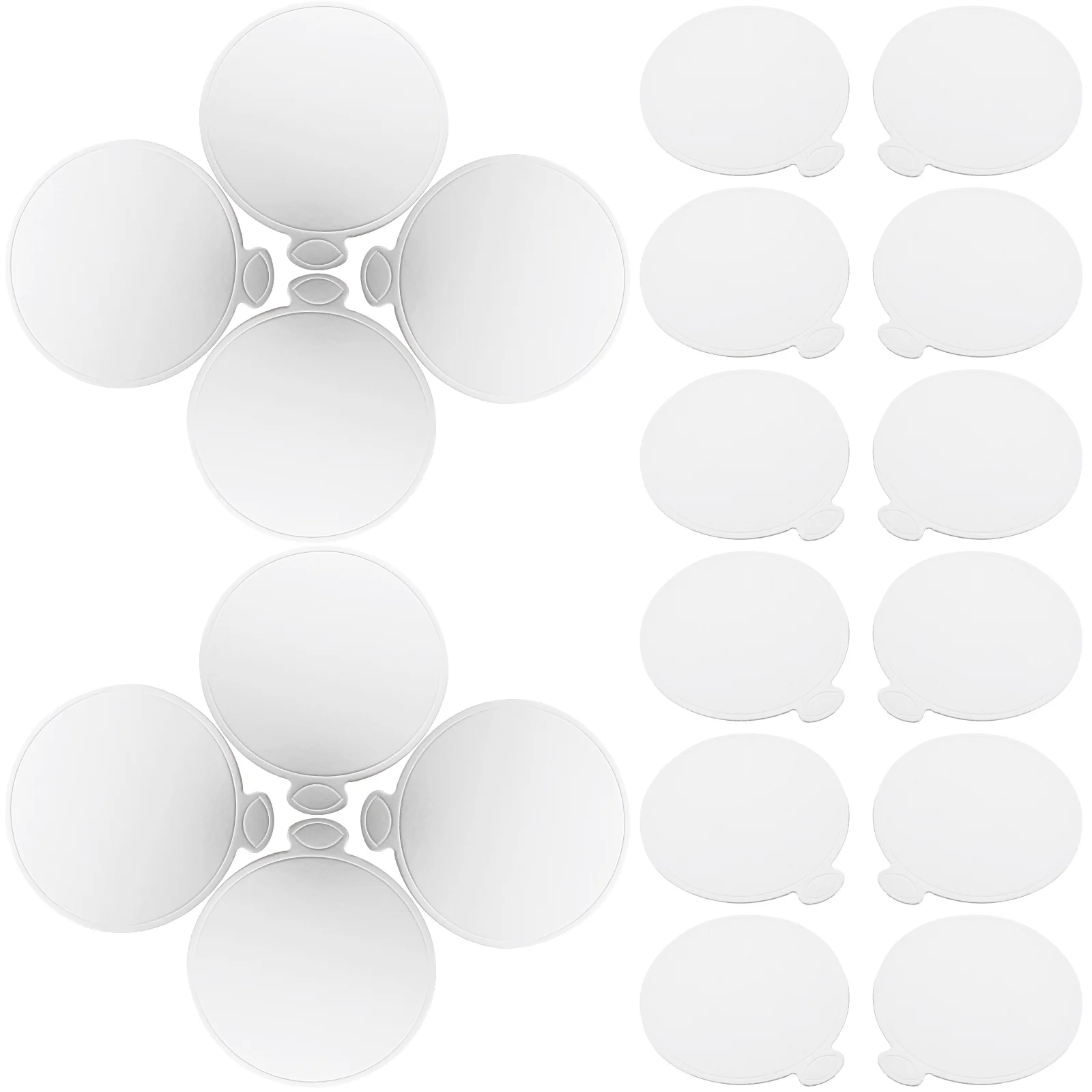 

100 Pcs Boards Food Grade Silver Card Party Cake Trays Large Rectangle Party Cake Holders Size Display Bases For Parties