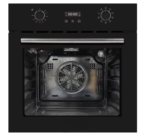 63L all-black built-in electric oven with 9 functions Kitchen appliances Convection barbecue shop Grill Mechanical control