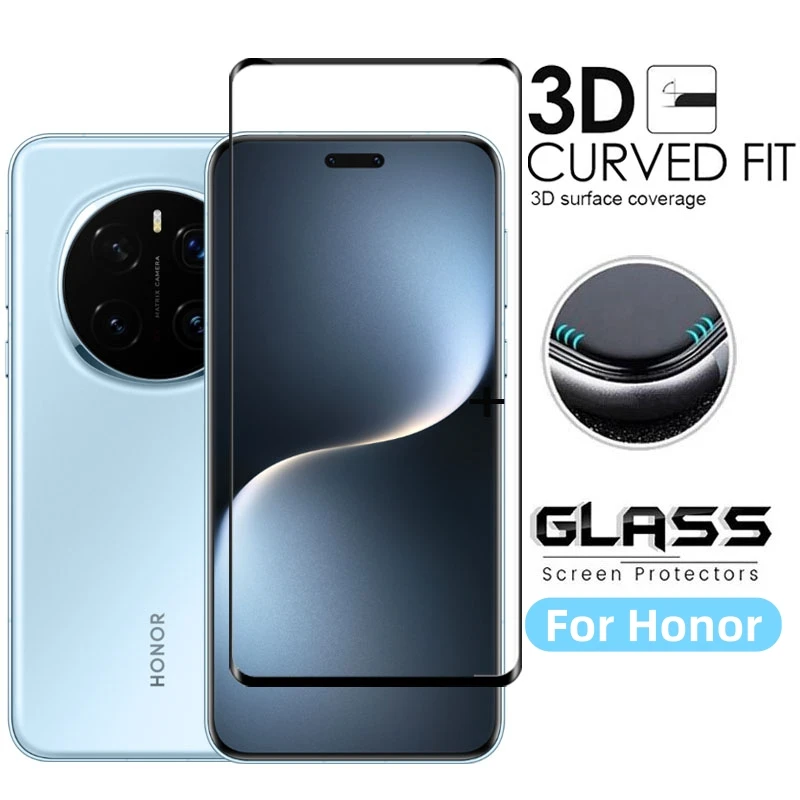 

Full Cover Glass For Honor Magic 7 Pro Screen Protector Magic 7 Pro Tempered Glass 3D Protective Phone Film Honor Magic 7 Pro