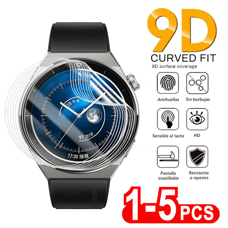 Soft TPU Hydrogel Film for Huawei Watch GT 3 Pro 42mm 43mm 46mm Fit 2 ES Runner Screen Protector for Honor watch Magic 2 42 46