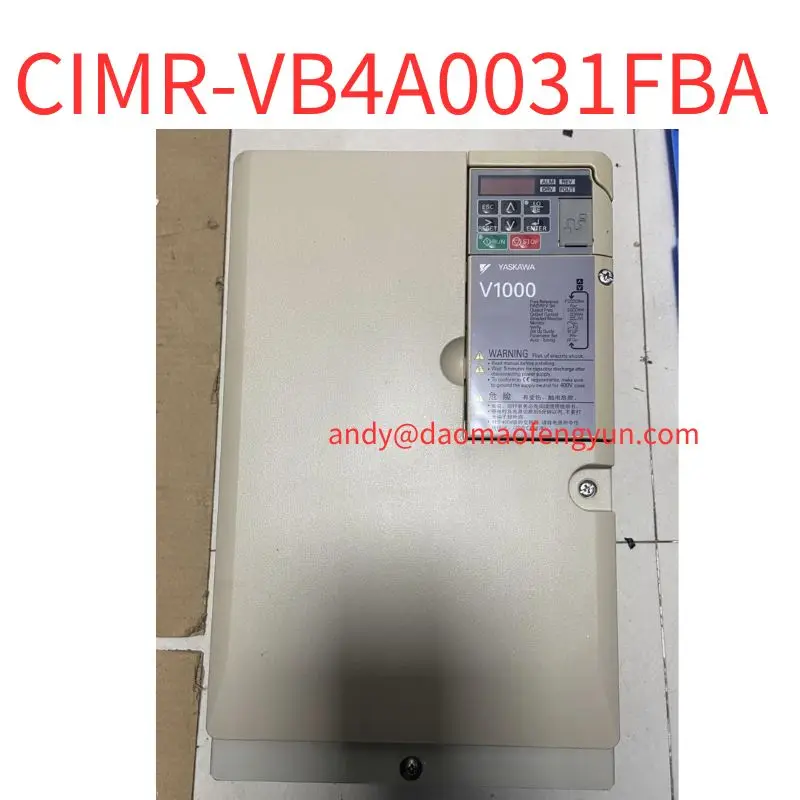 Second-hand CIMR-VB4A0031FBA frequency converter 15KW/11KW 380V Test OK