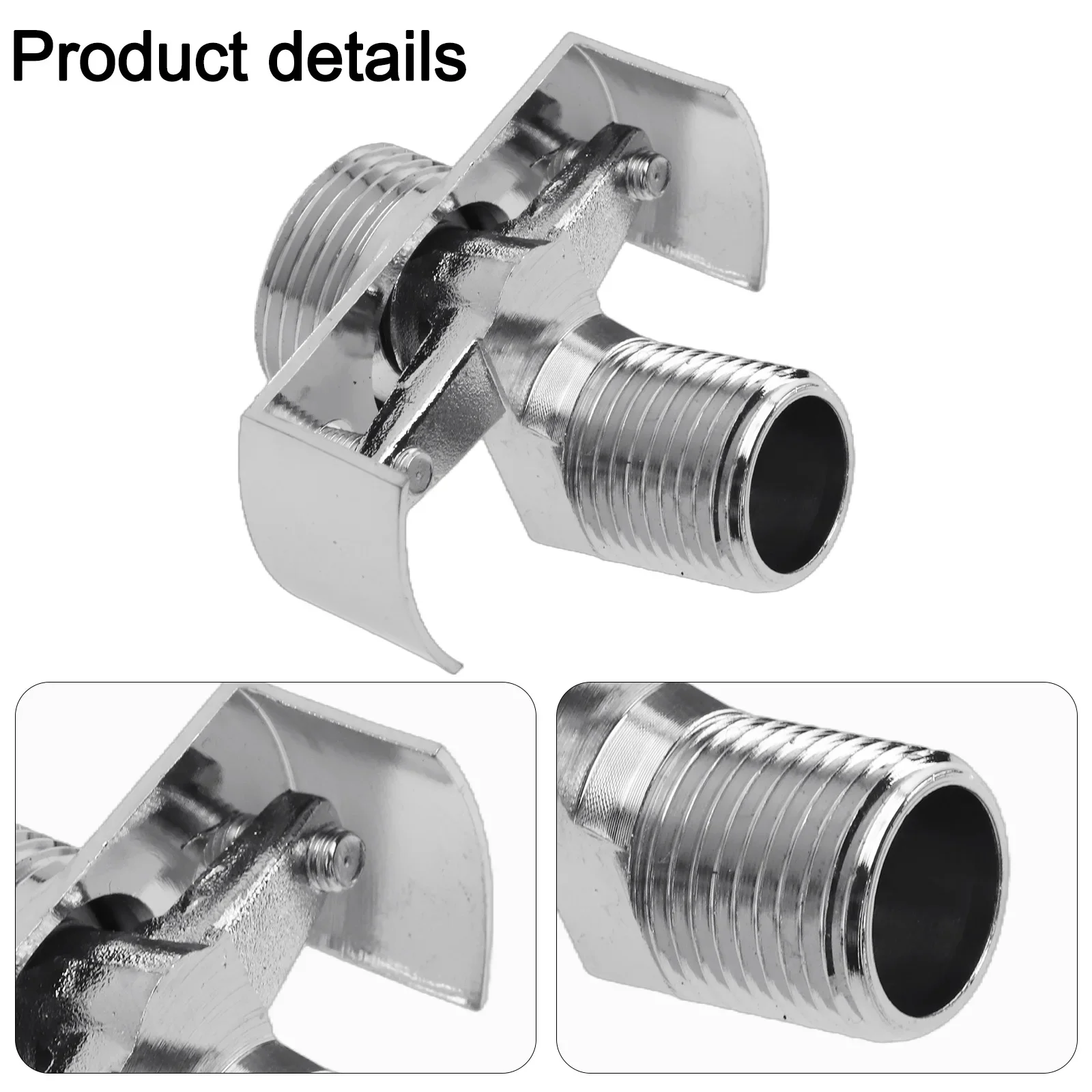 

40 Degree Adjustable Faucet Angled Curved Foot Eccentric Screw Corner Tap Adapter Shower Conversion Crutch Corrector