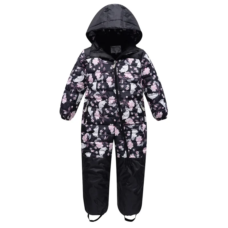 2024 Children Ski Suit Winter One Piece Boy Girl Waterproof Windproof Warm Outdoor Sports Mountain-skiing Snowsuit Jumpsuit