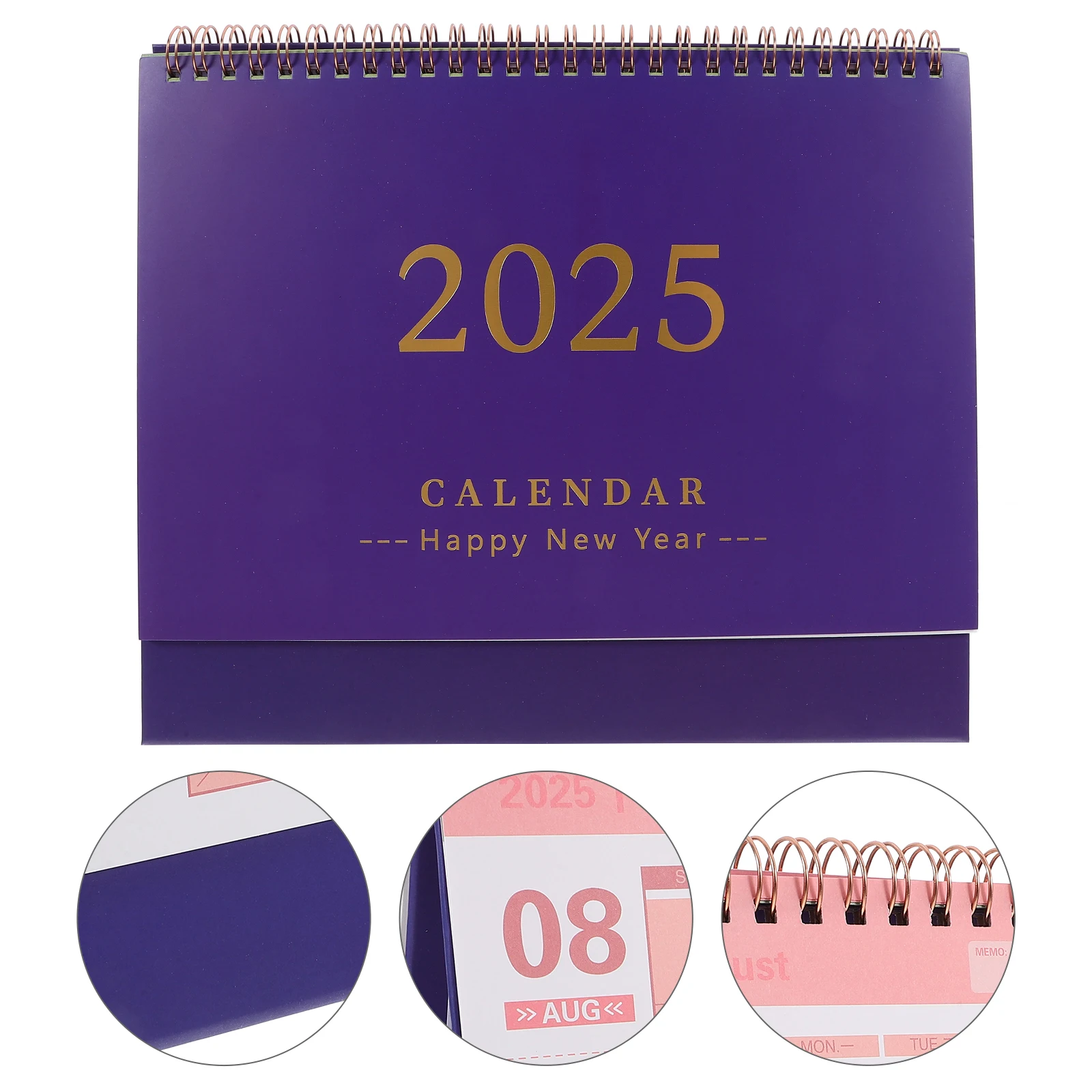 

Desk Calendar Simple Standing Aesthetic Memorandum with Calendars Decorative Office