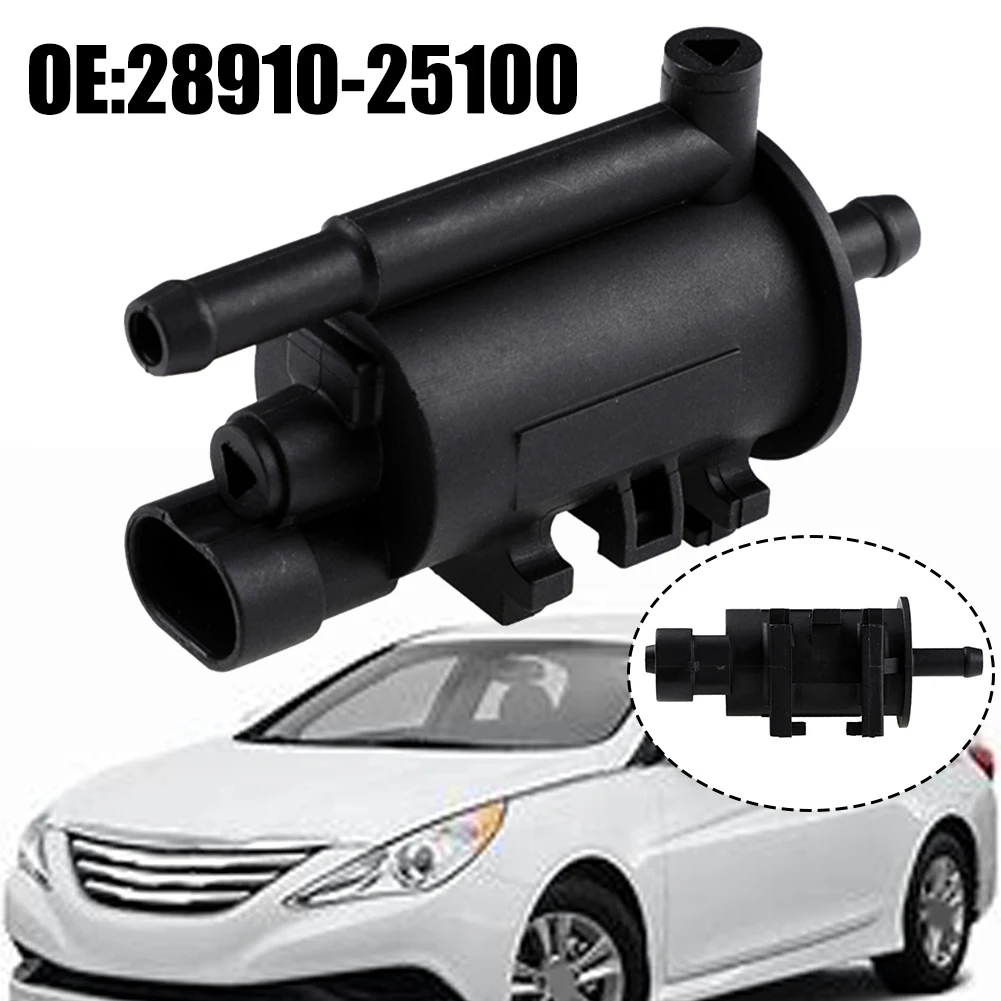 

1pc Purge Control Valve For Hyundai For Kia 2.0L 2.4L 2891025100 Black Plastic High-Quality Anti-Corrosion Automobiles Parts