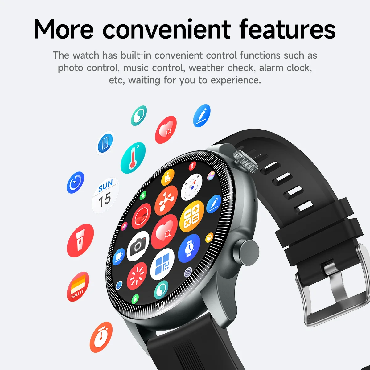 HOCO 1.46 TFT Touch Screen Smart Watch Bluetooth 5.3 Call Version Support Sleep Heart Rate Blood Oxygen Monitoring Sport Watchs view 6