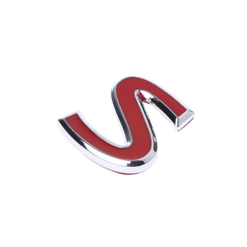 Red S Metal Emblem Badge Sticker for Infiniti Q50 Q50L Q30 Q70