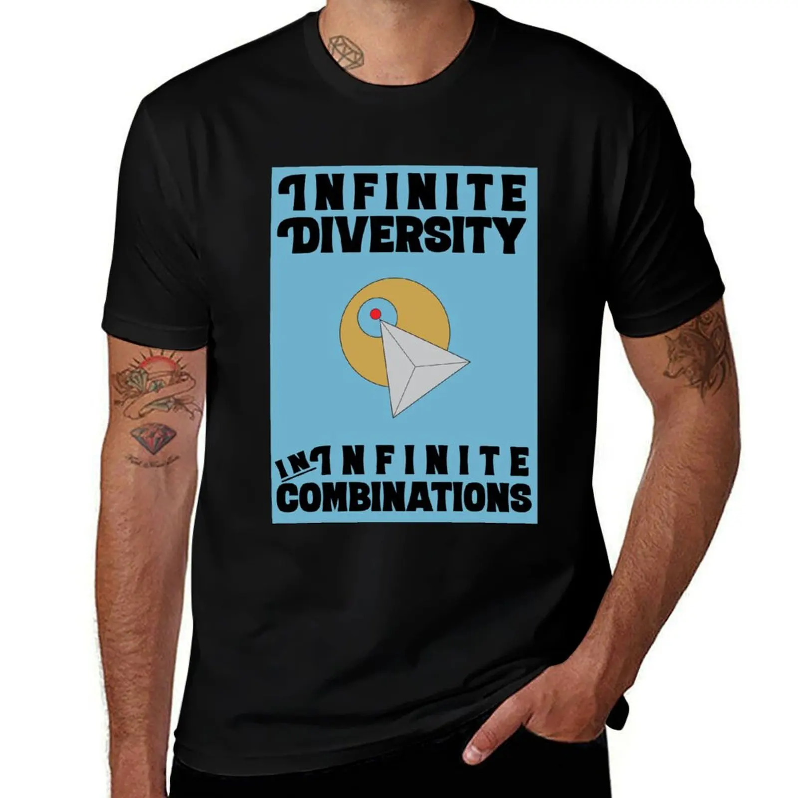 Infinite Diversity in Infinite Combinations T-Shirt man t shirts for men T-Shirt