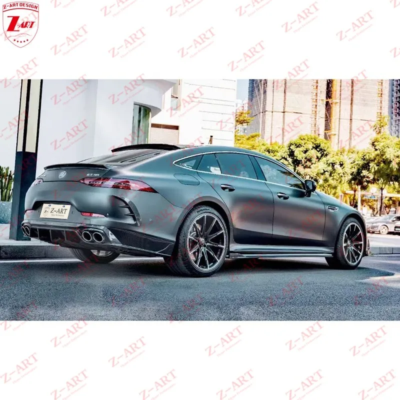 Z-ART AMG GT43 طقم هيكل من ألياف الكربون الجافة لمرسيدس بنز AMG GT53 Prepreg ألياف الكربون Aerokit لـ AMG GT 4 Door 2019+ #6