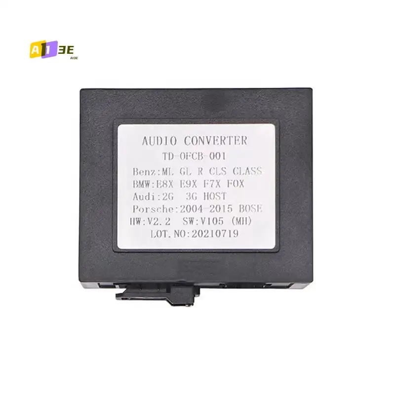 

A03E-Car Stereo MOST Fiber Optical Radio Decoder Amplifier Adapter Box For Porsche Cayenne For Mercedes Benz ML/GLR/W164/W251