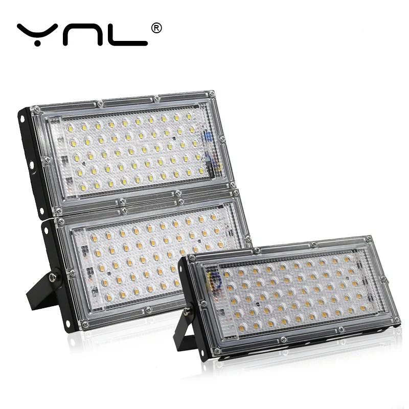 

50W LED Flood Light Outdoor Lighting 220V 240V Floodlight Waterproof IP65 Reflector Projecteur LED Exterieur Focus Spotlight