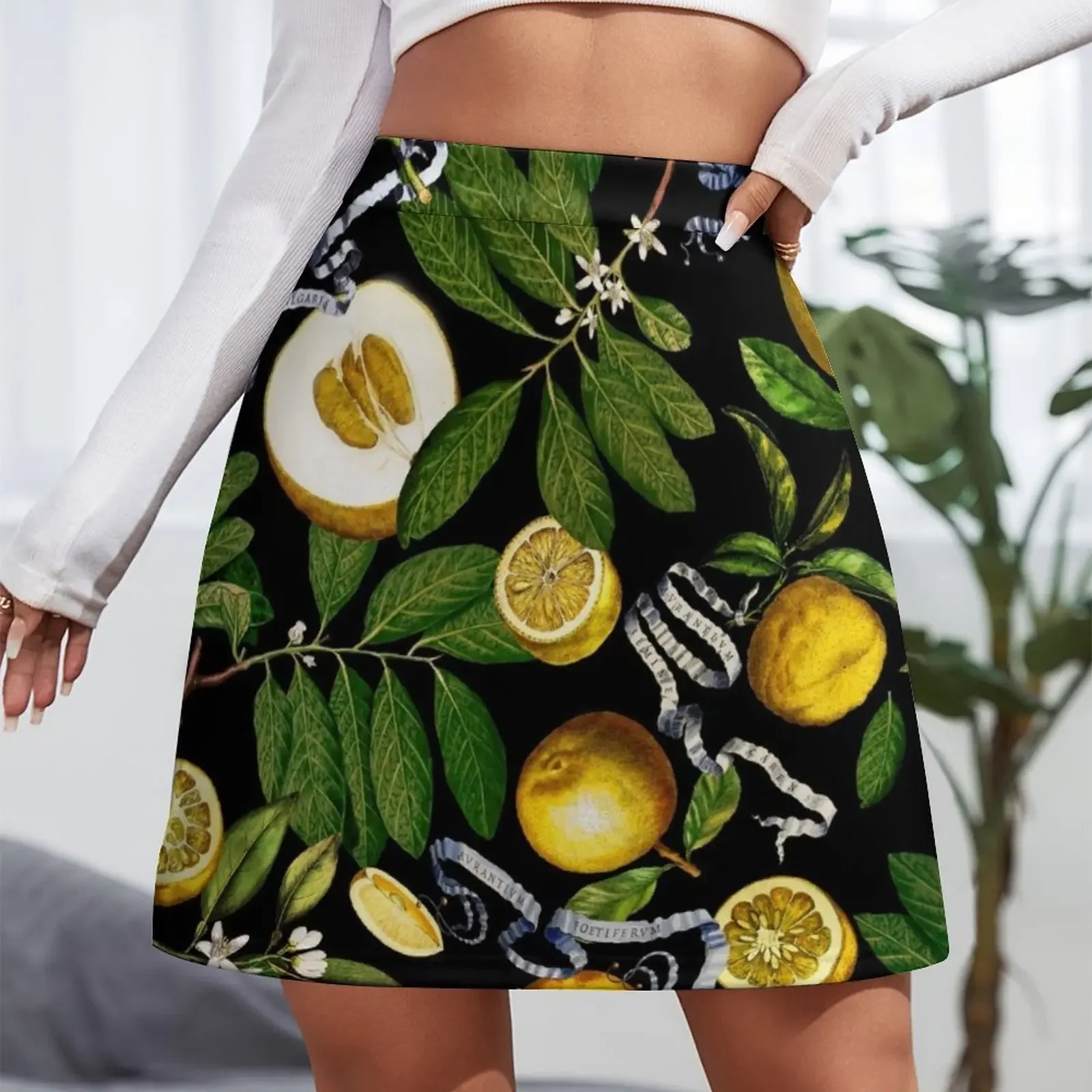 Lemon Tree - Black Mini Skirt cosplay cute skirt skirt set japanese style