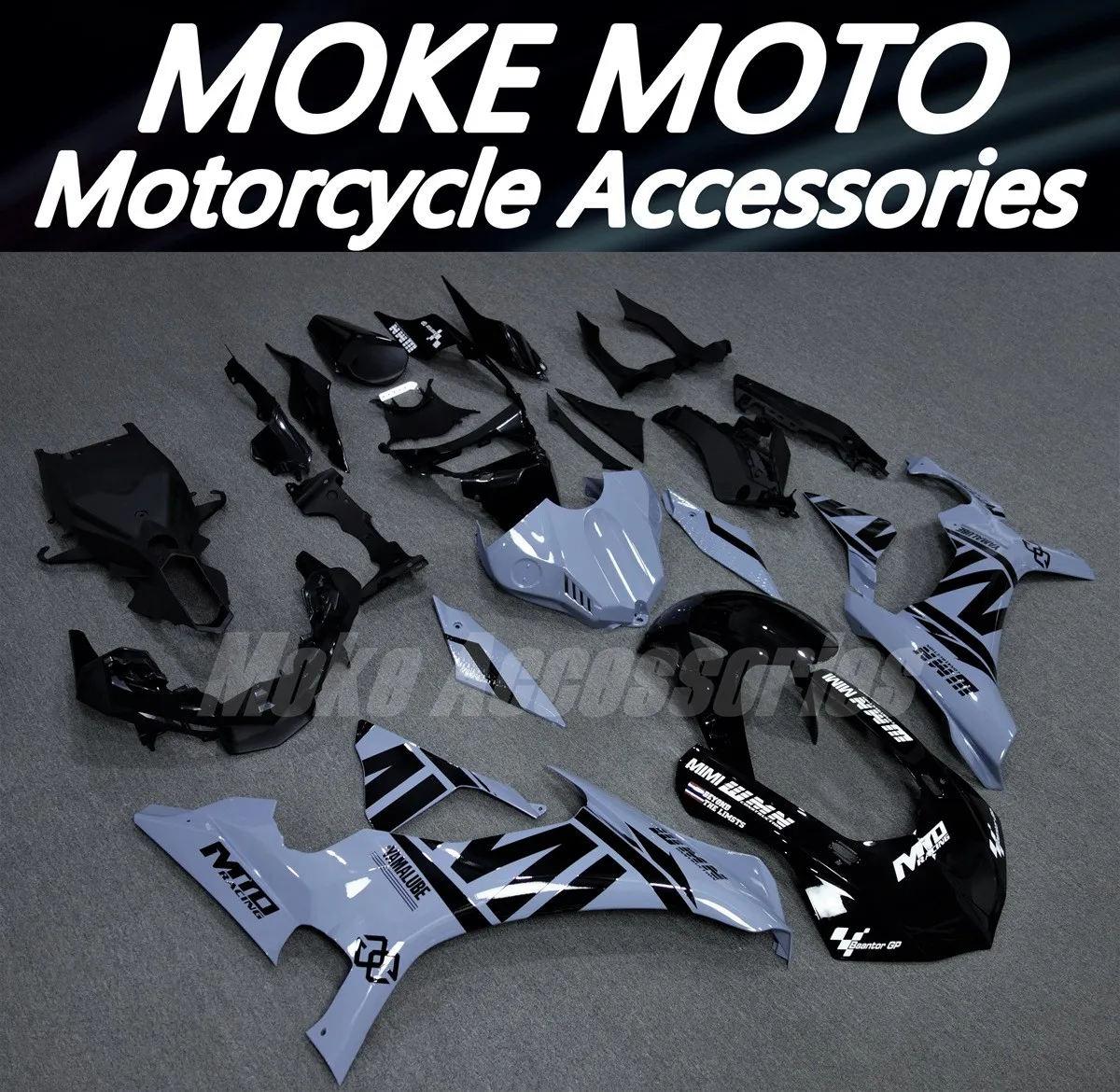 Motorcycle Fairings Kit Fit For Yzf R1M R1 2015 2016 2017 2018 2019 Bodywork Set High Quality Abs Injection New Black Gray