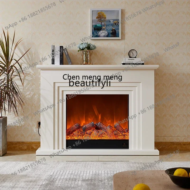 

D96 H French fireplace TV cabinet integrated living room decoration simulation flame ambient light