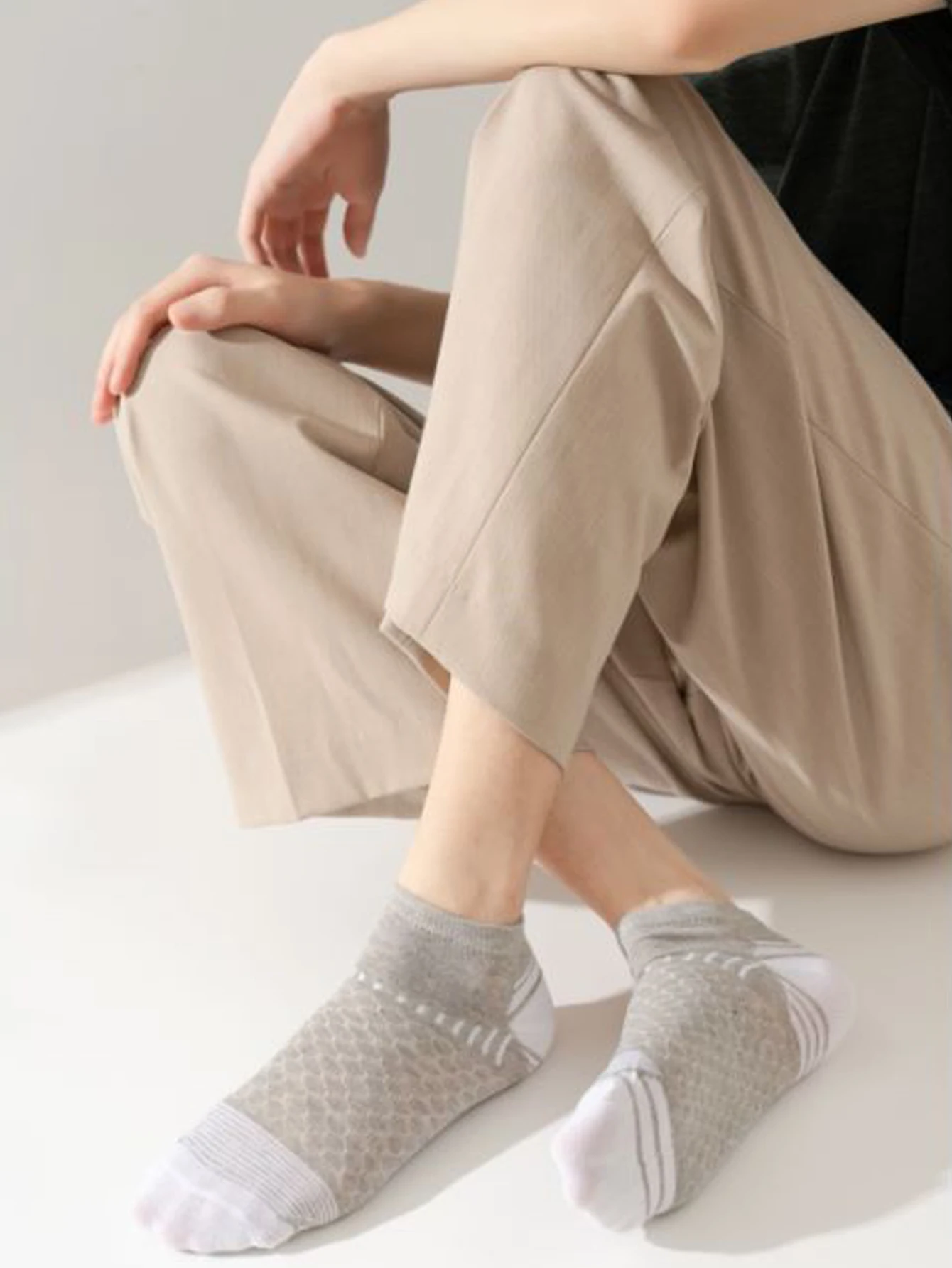 6/12/30 Pairs الرجال الجوارب المنخفضة قطع المألوف تنوعا رائحة مقاومة امتصاص العرق مريحة تنفس جوارب رياضية مرنة