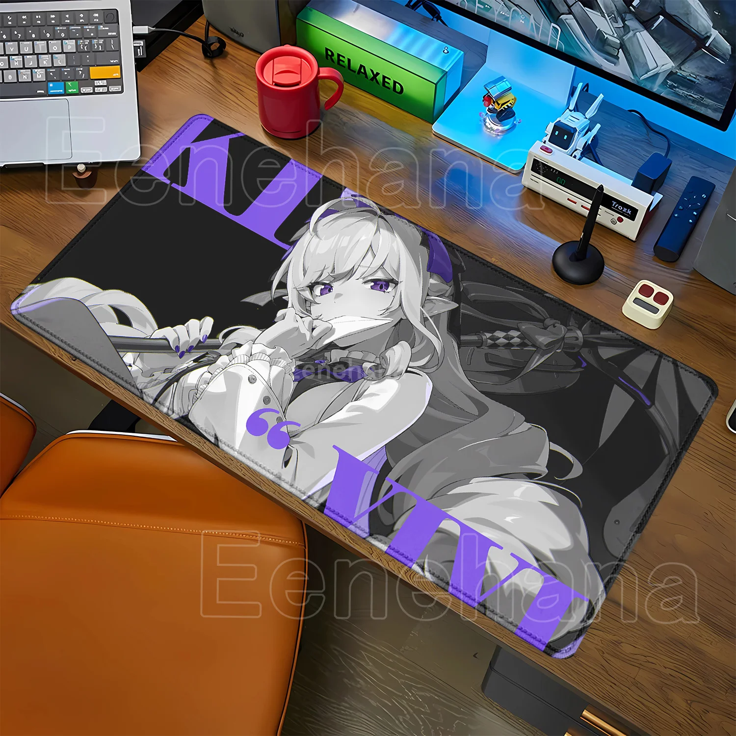 Large Mousepad Zenless Zone Zero ZZZ Ye Shunguang Ellen Joe Hoshimi Miyabi Kawaii office Keyboard HD Printing overlock Desk Mat