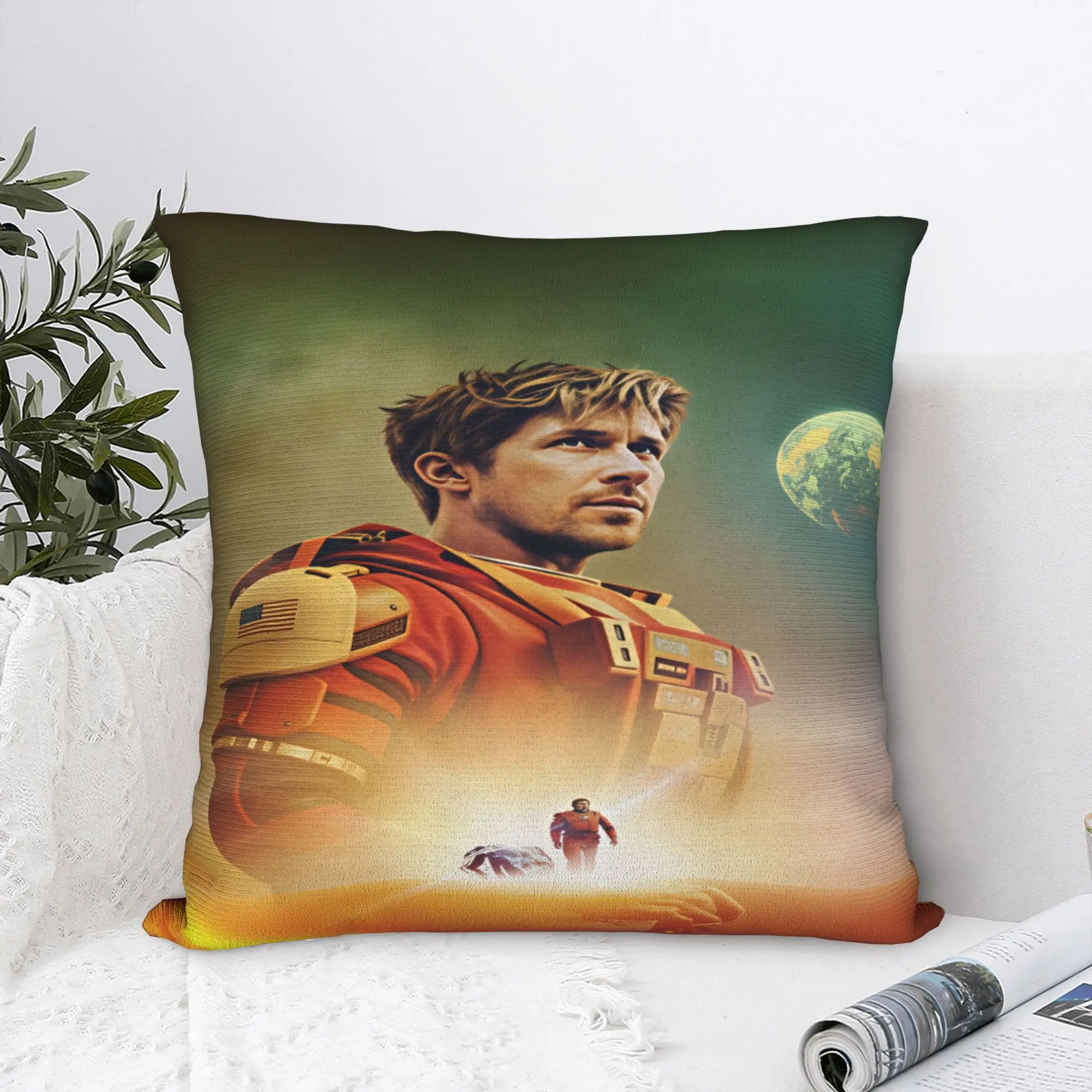 Project Hail Mary Pillow Case  Design Pillow Cover Retro Trendy Pillowcases For Wedding Party Home Decor
