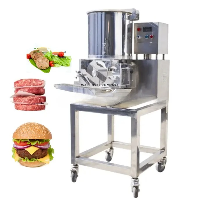 Große vollautomatische Maschine zur Herstellung von Kartoffeln, Rindfleisch, Burger, Patty, Fleisch, Schnitzeln, Formmaschine im Angebot
