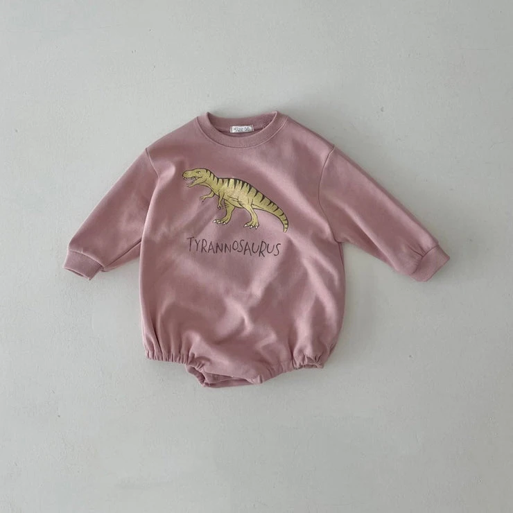 Sudadera de dinosaurio Original para bebé, Pelele de una pieza, trajes coreanos para bebé, Otoño, 2023