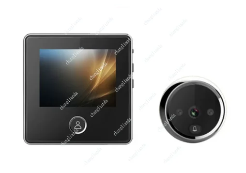 Photo-Smart Digital Door Viewer With 2.4-Inch LCD And IR Night Vision, Electronic Peephole Camera Recording