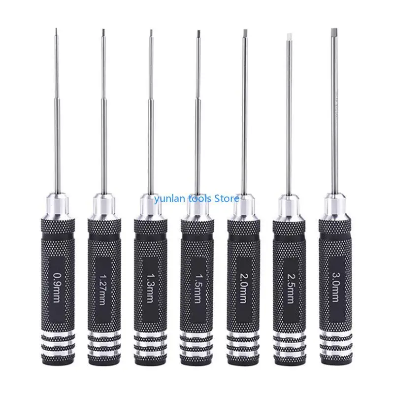 50lb 7x Obldriver Tool Set Mini Obeng untuk Alat Perbaikan Model Helikopter RC