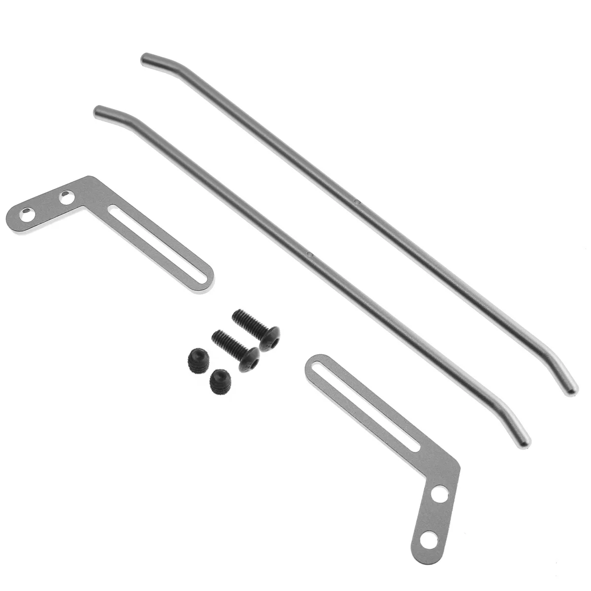 Eccellente-Metallo Paraurti Anteriore Posteriore Per 1/10 RC Crawler Axial TRX4 SCX10 90046 90047 Aggiornamento Pezzi di Ricambio Accessori S