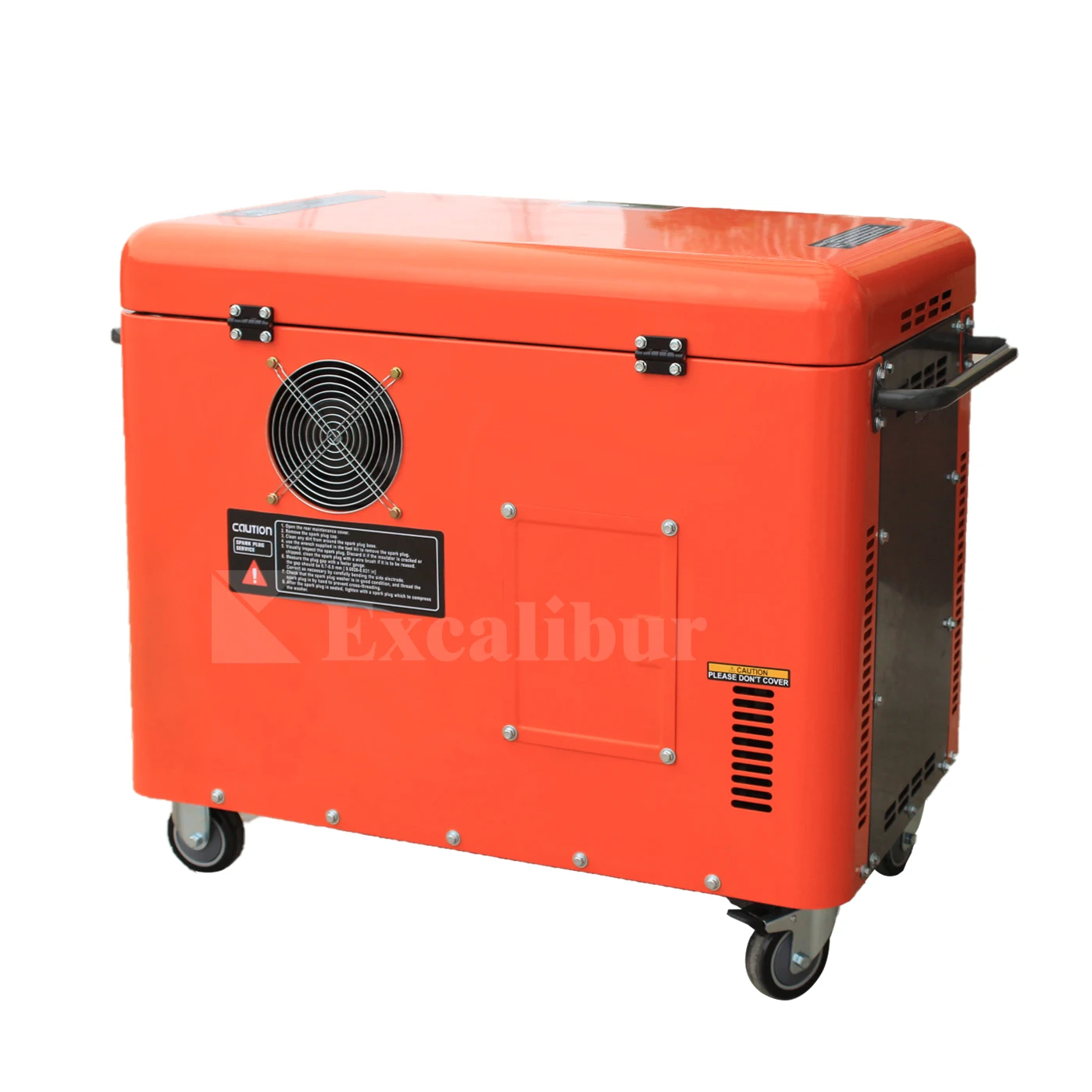 Excalibur Generator CE ISO Approved 3Kva 4Kva 5Kva 6Kva 7Kva 8Kva 9Kva 10Kva 380V 7500 Watt 3600 Rpm Silent Gasoline Generator