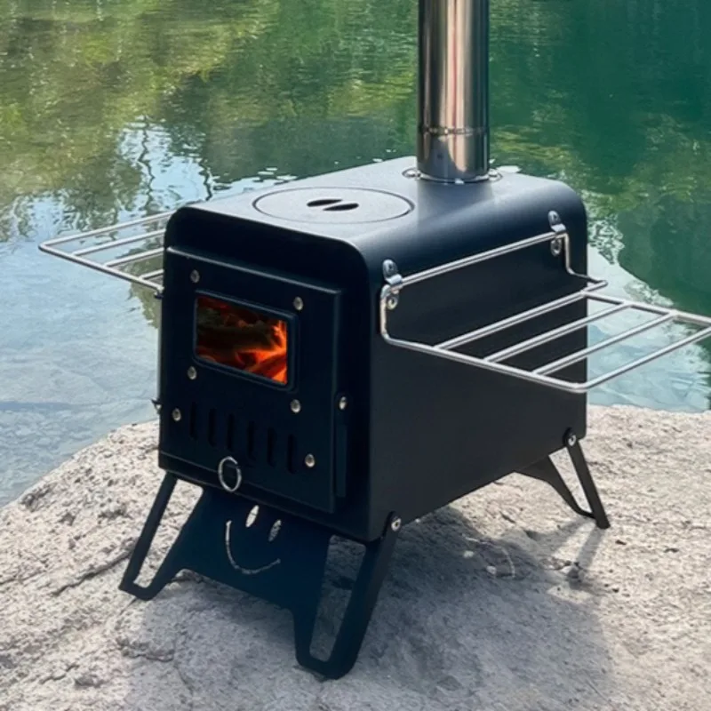 

Mini Outdoor Firewood Stove Garden Smokeless Portable Keep Warm Tent Heater Stove Tourist Nature Hike Multi-functional Stoves