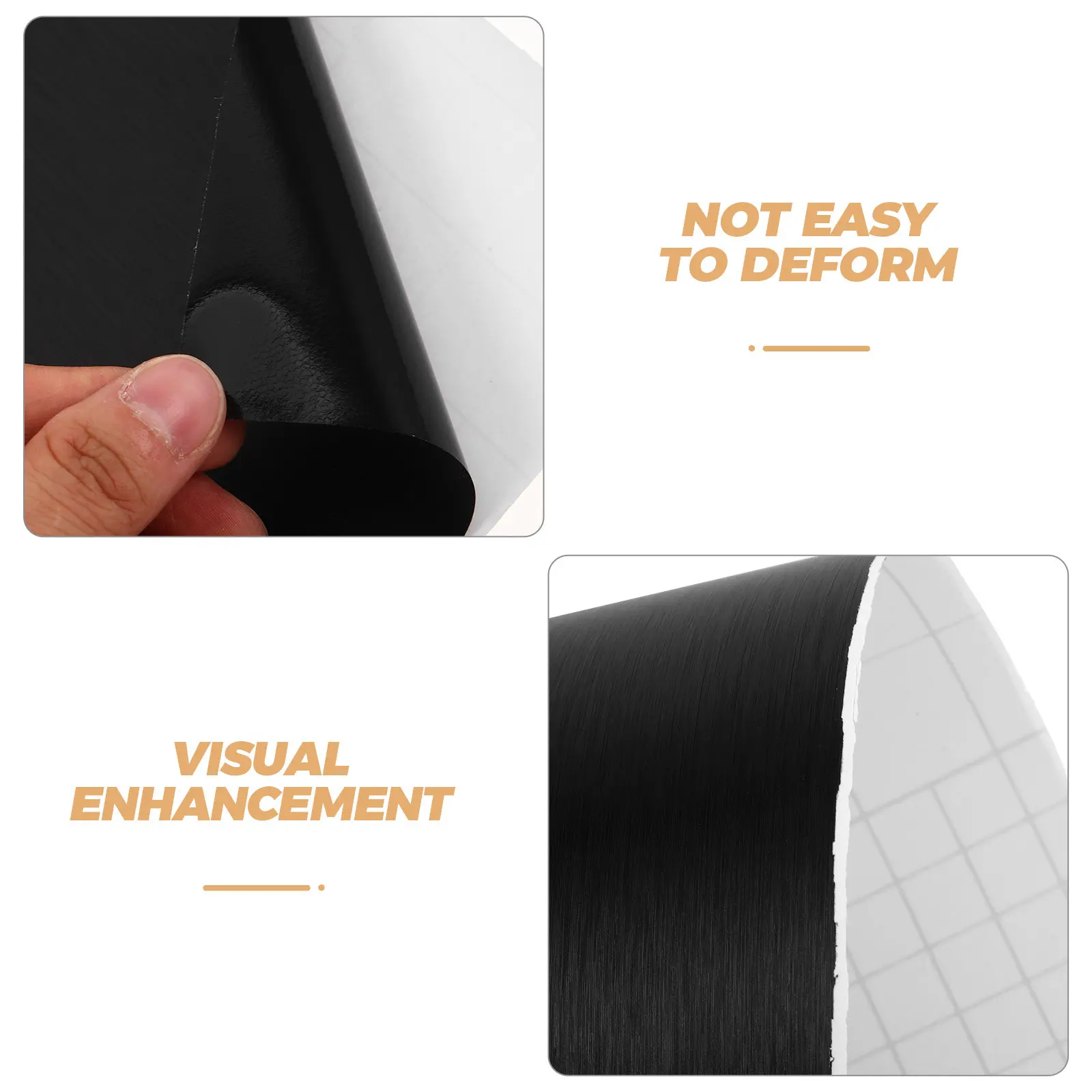 5Pcs Laptop Skin Decal Black Removable Protective Film 15.6 Inch Waterproof Anti-Oil Scratch Resistant Notebook Cover