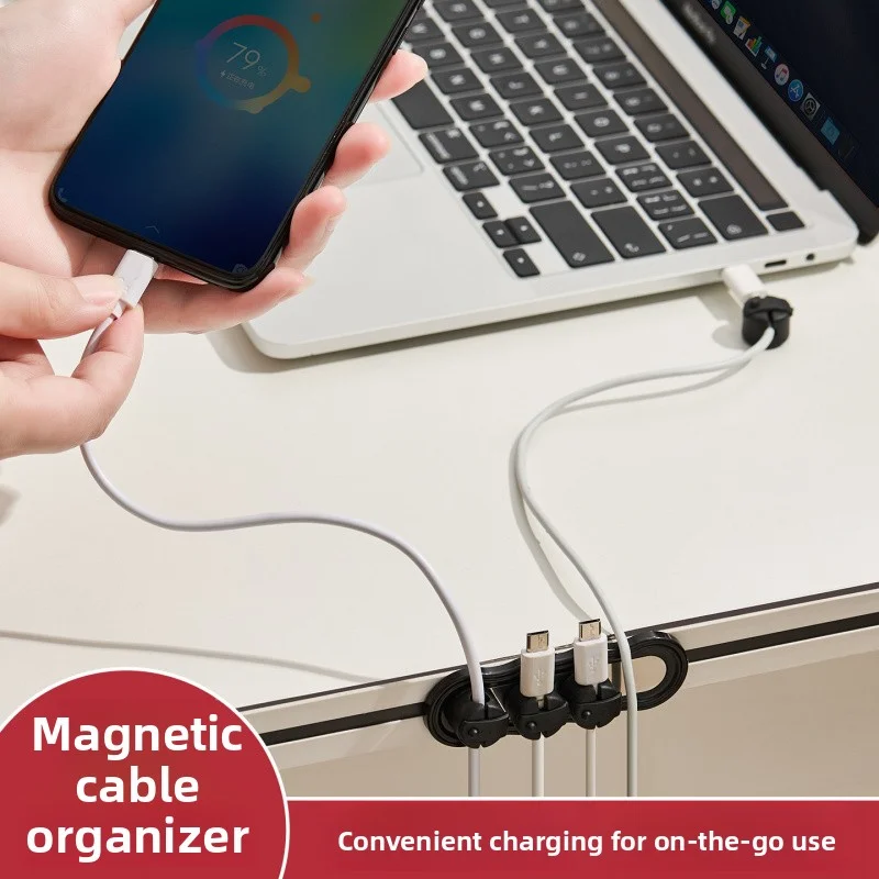 ที่เก็บสายแม่เหล็กแบบตั้งโต๊ะ - Magnetic Charging Cable บทวิจารณ์และราคา
