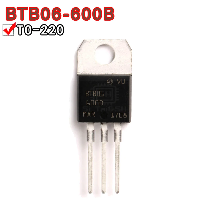 10PCS BTB06-600B BTB06 TO-220 BTB04-600B BTB08-800B BTB06-600C BTB04-600C BTB08-600B BTB08-600C New Original