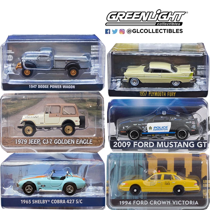 

Greenlight 1/64 пропорция Ford Mustang вышел за 60 секунд, серии Pathfinder, литая модель автомобиля из сплава, Детский Рождественский подарок