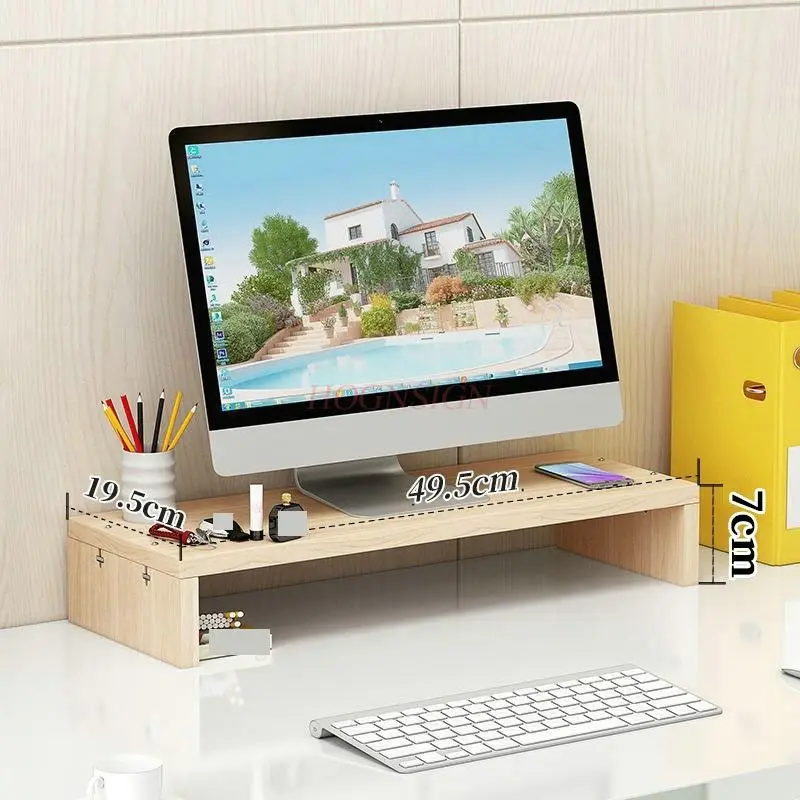 1pcs Computer height stand, monitor bracket, desktop storage rack, office desk shelf