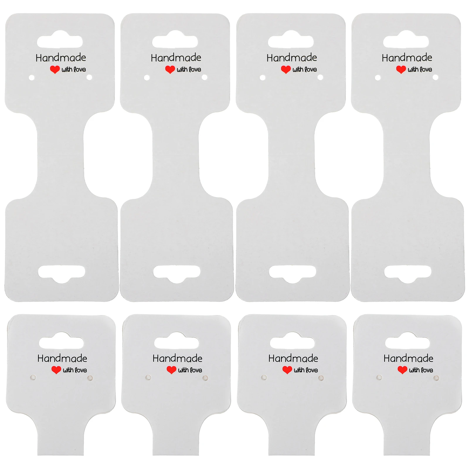 

100 шт., упаковочные карты, крафт-бумага, карты для демонстрации ювелирных изделий для ожерелья, браслета, сделай сам, цепочка, ювелирные изделия, малый бизнес