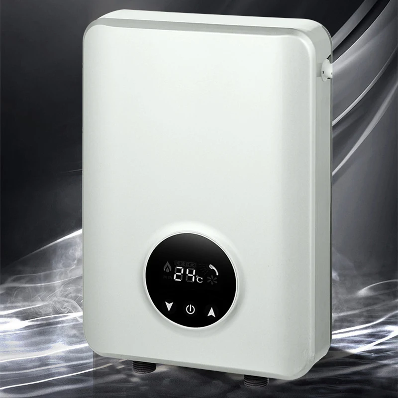 Instant Thermostatic Bath Electric Water Heater with Smart Touch Display, Simple Operation, Power Saving, Thin Type