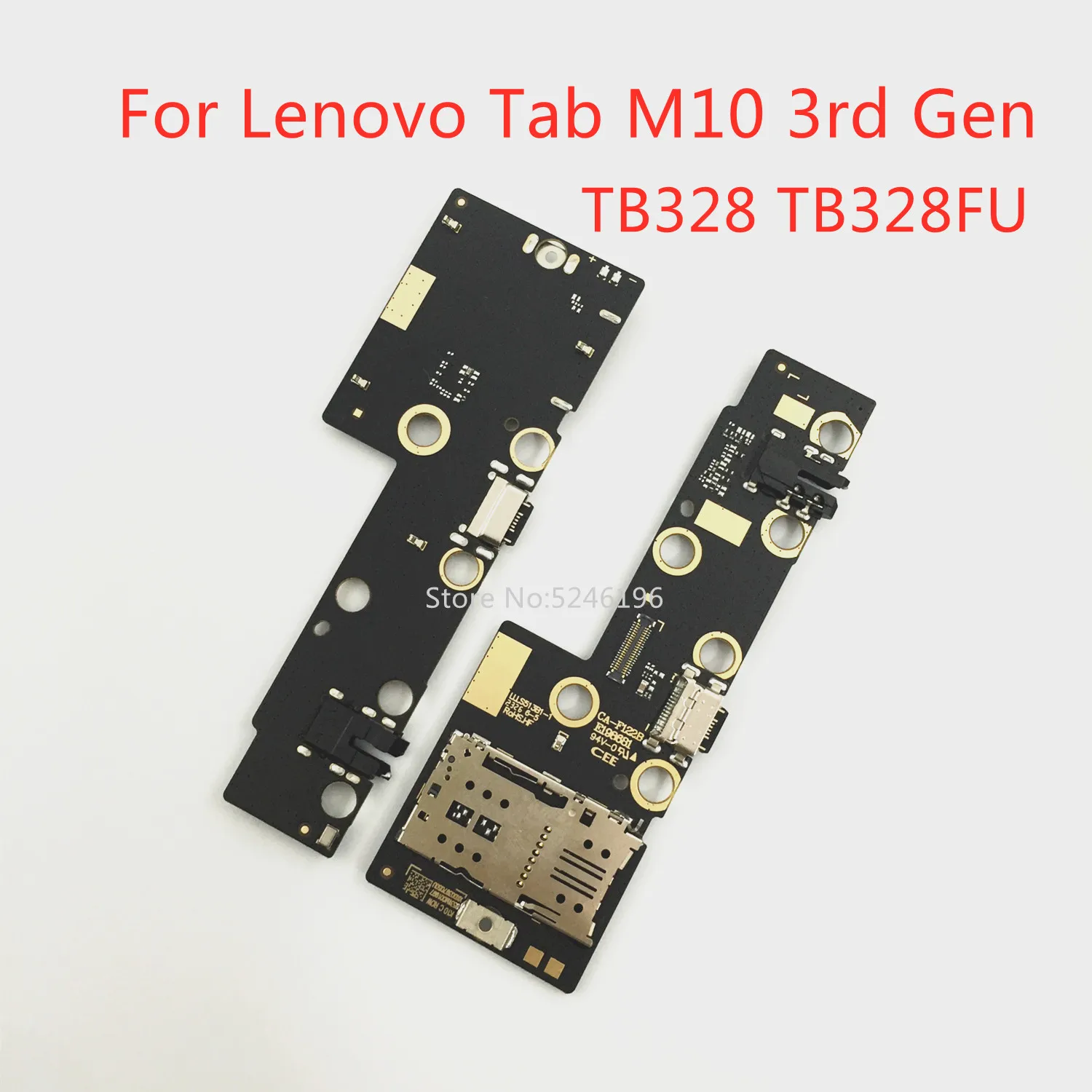 

1pcs USB Charging Port Connector Flex Cable Board For Lenovo Tab M10 3rd Gen TB328 TB328FU TB328XU Replace Part.