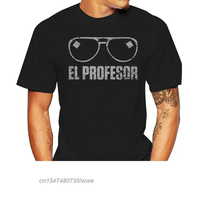 Camiseta De La Casa Heist De Papel para hombre, camisa 100% De algodón con máscara De dinero, Dalí, Tokio, gafas, novedad