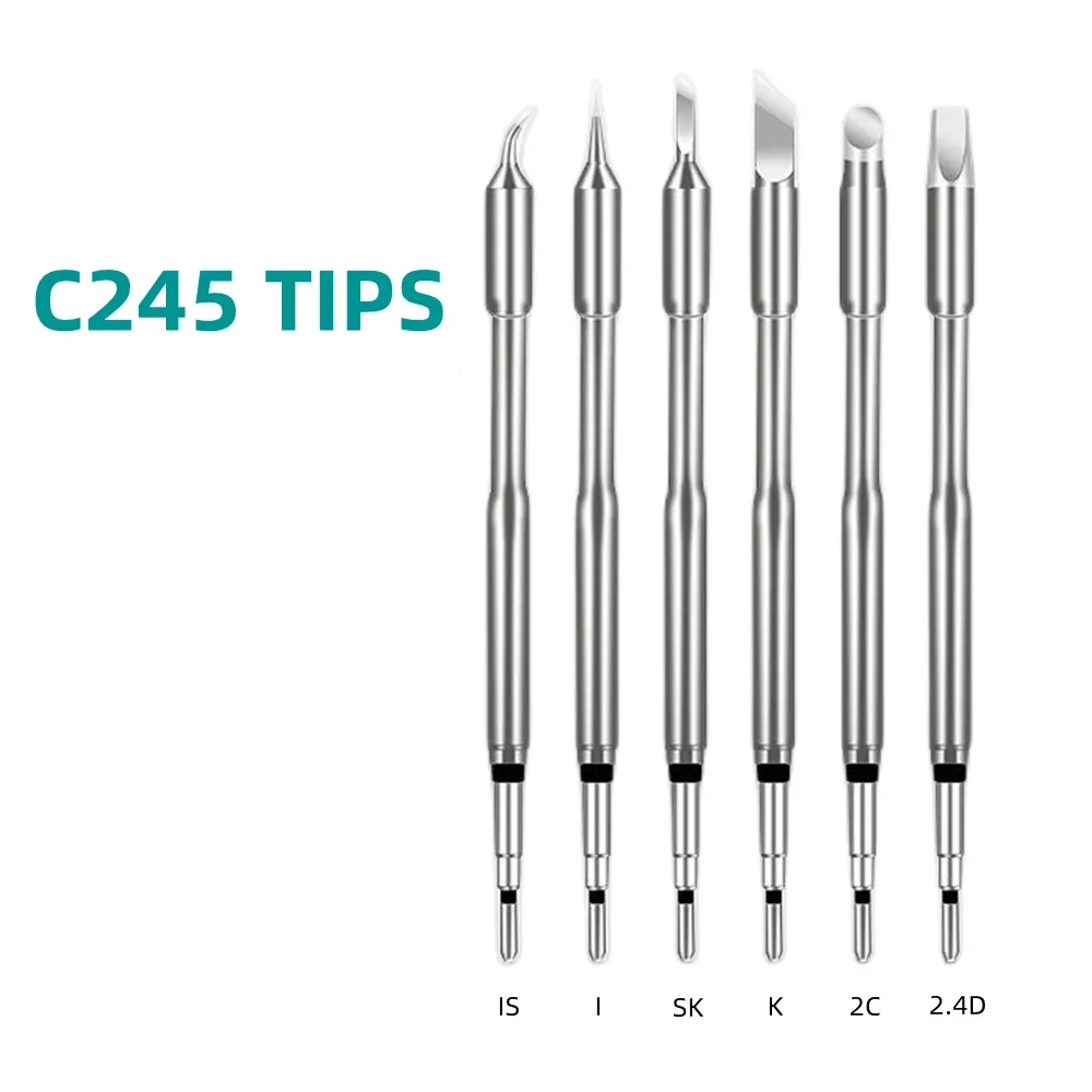 C245 Soldering Iron Tips Compatible for JBC SUGON AIFEN TPK JABE Soldering Station Solder Iron Tips For T245 Soldering Handle