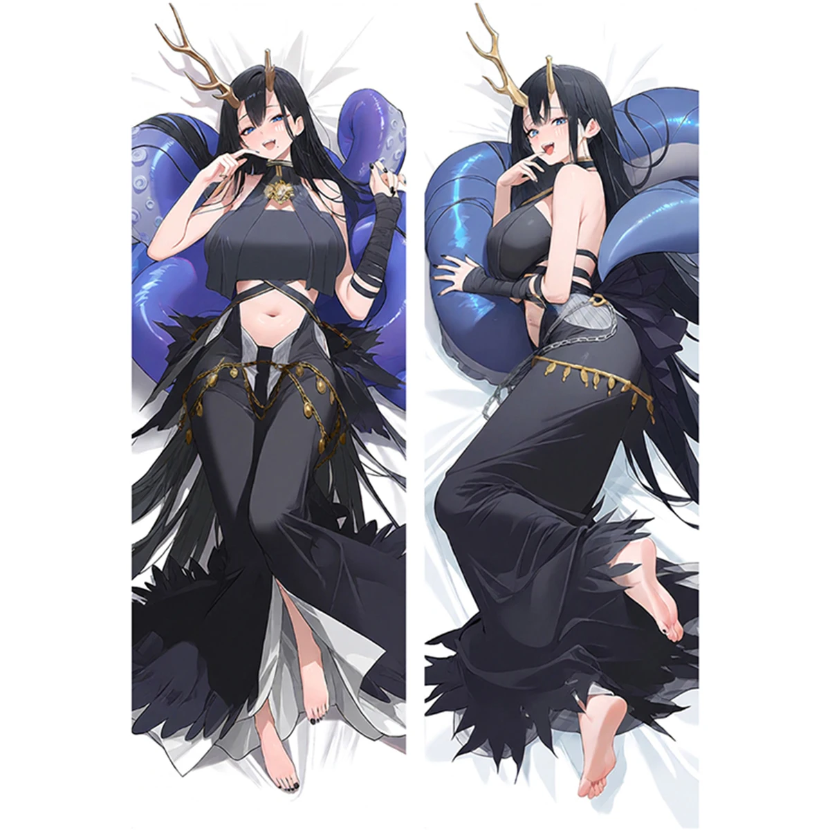 

Golden Hind Dakimakura Cover Anime Game Fleet Girl Adult Long Life Size Hugging Equal Body Pillow Case Double-sided Print